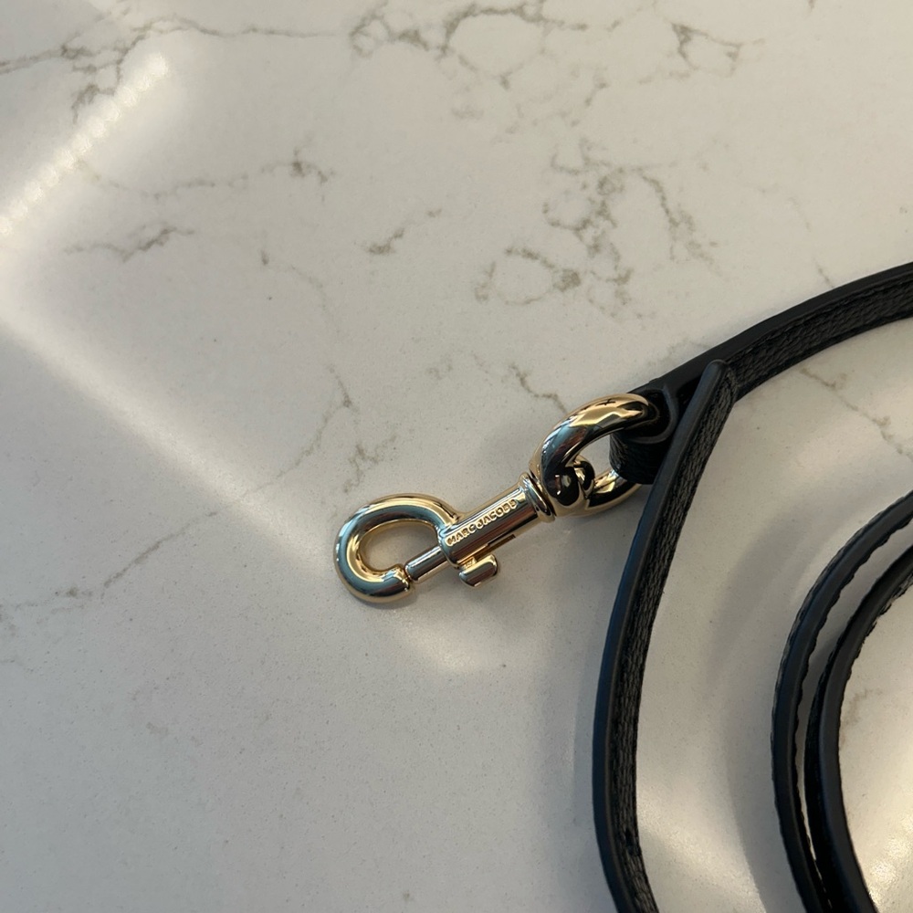 Marc Jacobs Black Mini Bag with Gold Accents - Picture 7 of 9